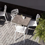 Ferrea bord med fyrkantig 70x70 cm skiva - Bild 4