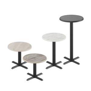 Ferrea bord med rund Ø60cm skiva